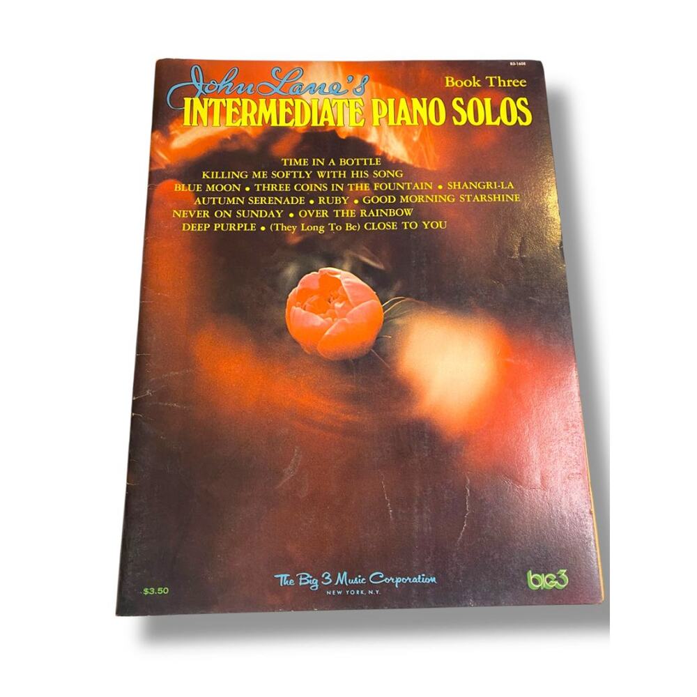Intermediate Piano Solos Book Three published by The Big 3 Music Corporation